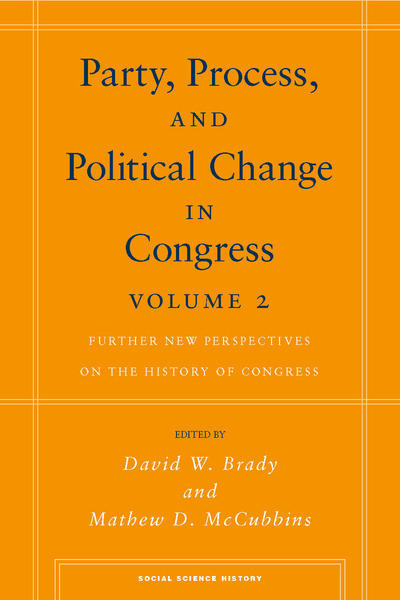 Cover of Party, Process, and Political Change in Congress, Volume 2 by Edited by David W. Brady and Mathew D. McCubbins