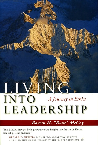 Cover of Living Into Leadership by Bowen H. “Buzz” McCoy