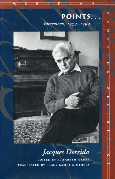 Cover of Points... by Jacques Derrida