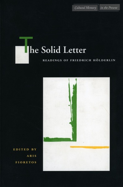 Cover of The Solid Letter by Edited by Aris Fioretos
