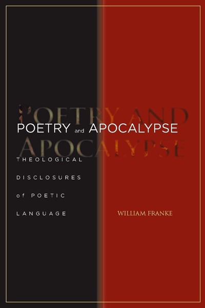Cover of Poetry and Apocalypse by William Franke